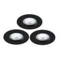 Nordlux - SET 3x LED RGB Lámpara empotrable regulable para el baño DON SMART LED/4,7W/230V 2200-6500K IP65