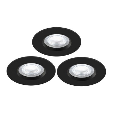 Nordlux - SET 3x LED RGB Lámpara empotrable regulable para el baño DON SMART LED/4,7W/230V 2200-6500K IP65