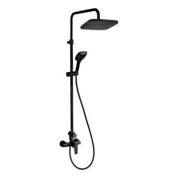 Novaservis - Conjunto de ducha con grifo METALIA ECO mate negro