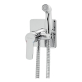 Novaservis - Grifo de bidé con ducha para instalación empotrada METALIA cromo brillante