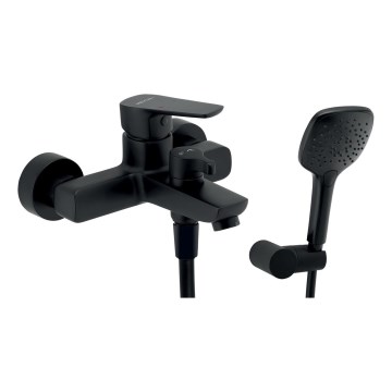 Novaservis - Juego para bañera con grifo METALIA negro