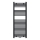 Novaservis - Radiador toallero de escalera para baño 490W/230V 120x45 cm negro recto