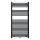 Novaservis - Radiador toallero de escalera para baño 644W/230V 120x60 cm, negro, diseño recto