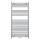 Novaservis - Radiador toallero para baño 423W/230V 120x60 cm cromado brillante recto