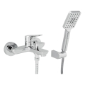 Novaservis - Set de bañera con grifo METALIA, acabado cromado brillante
