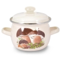 Olla con tapa TORO 5 l con diseño de setas
