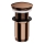 OMNIRES A716CP - Desagüe de lavabo CLICK-CLACK diá. 6,6 cm brillante cobre