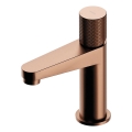 OMNIRES CT8010CPB - Grifo de lavabo CONTOUR de 16,6 cm en cobre cepillado