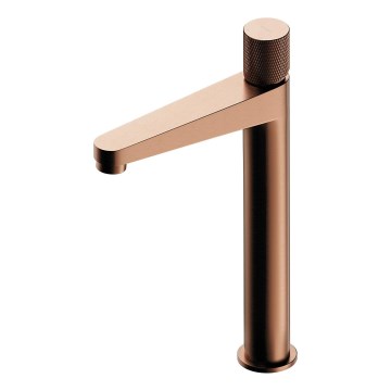 OMNIRES CT8012CPB - Grifo de lavabo CONTOUR 31,2 cm cobre cepillado