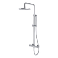 OMNIRES CT8044CR - Juego de ducha con grifo termostático CONTOUR cromo brillante
