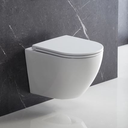 OMNIRES OTTAWADEBP - Asiento de inodoro SoftClose OTTAWA duroplast/blanco brillante
