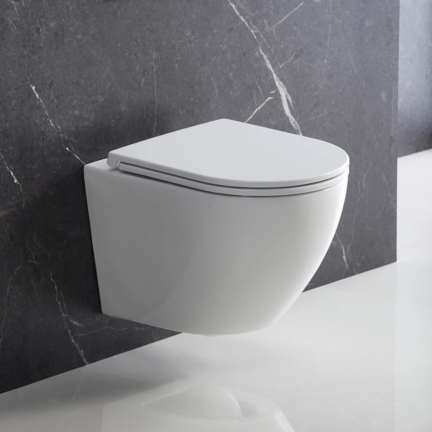 OMNIRES OTTAWADEBP - Asiento de inodoro SoftClose OTTAWA duroplast/blanco brillante