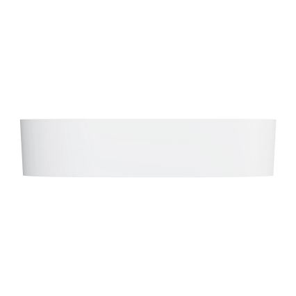 OMNIRES OVOUNBM - Lavabo sobre encimera OVO 55x36 cm dolomita/blanco mate