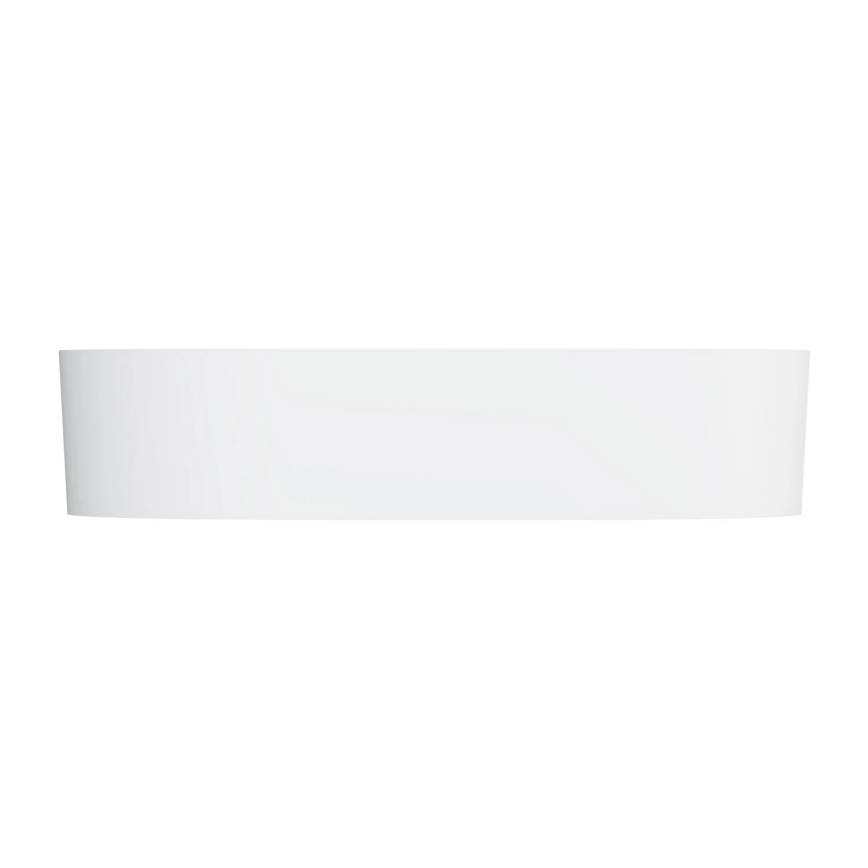 OMNIRES OVOUNBM - Lavabo sobre encimera OVO 55x36 cm dolomita/blanco mate