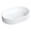 OMNIRES OVOUNBP - Lavabo de encimera OVO 55x36 cm dolomita/blanco brillante