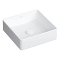 OMNIRES PASADENA360BP - Lavabo sobre encimera PASADENA 36x36 cm cerámica/blanco brillante