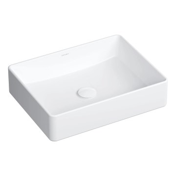 OMNIRES PASADENA470BP - Lavabo sobre encimera PASADENA 47x36 cm cerámica/blanco brillante