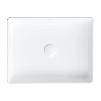 OMNIRES PASADENA470BP - Lavabo sobre encimera PASADENA 47x36 cm cerámica/blanco brillante