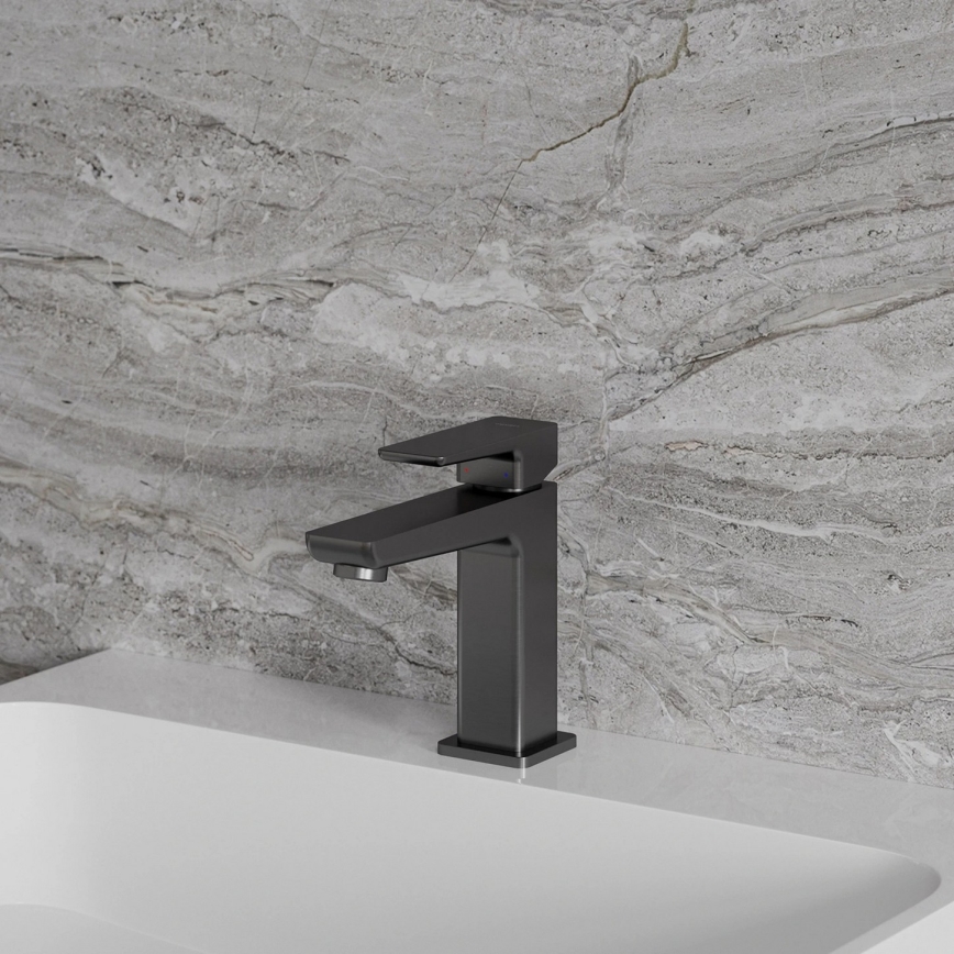 OMNIRES PM7410GR - Grifo de lavabo PARMA 15 cm grafito cepillado