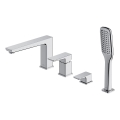 OMNIRES PM7432CR - Grifo de bañera 4 agujeros PARMA cromo brillante