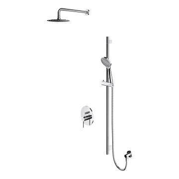 OMNIRES SYSY17CR - Conjunto de ducha con grifería empotrada Y cromo brillante