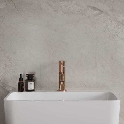 OMNIRES Y1210NCP - Grifo de lavabo Y 16,2 cm, acabado en cobre brillante