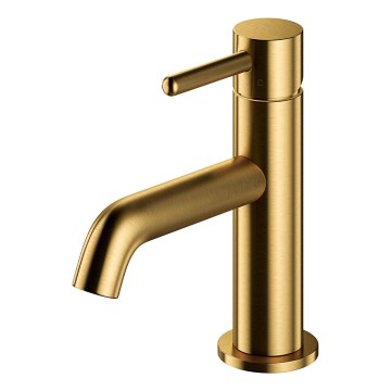 OMNIRES Y1210NGLB - Grifo para lavabo Y 16,2 cm, oro cepillado