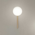 Ondaluce - Aplique de pared JEWEL 1xE14/10W/230V dorado/blanco
