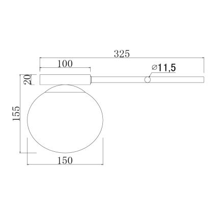 Ondaluce - Aplique de pared JEWEL 1xE14/10W/230V negro/negro ahumado