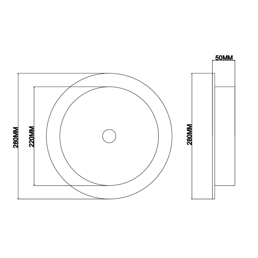 Ondaluce - Aplique de pared LED JOKEY LED/10W/230V dorado/transparente