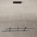 Ondaluce - Lámpara colgante LED regulable con cable MOVIDA LED/114W/230V negra