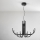 Ondaluce - Lámpara colgante LED regulable con cable NOUVEAU LED/35W/230V Ø 78 cm negra