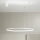 Ondaluce - Lámpara colgante LED regulable SOEL con cable de suspensión, 38 W, 230 V, 3000/4000 K, Ø 80 cm, blanco