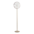 Ondaluce - Lámpara de pie LED regulable JOKEY LED/15W/230V 170 cm dorada/transparente