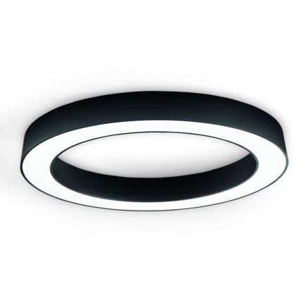 Ondaluce - Luminaria de techo LED regulable GLOBUS LED/80W/230V 3000/4000K diámetro 100 cm negra