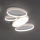 Ondaluce - Luminaria LED de techo regulable RICE LED/34W/230V 45x80 cm dorada
