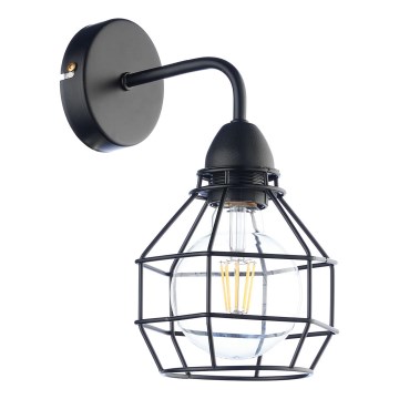 ONLI - Aplique ARAÑA 1xE27/15W/230V negro