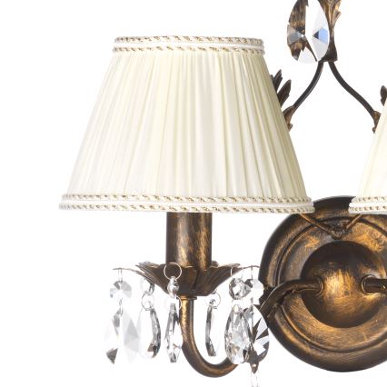 ONLI - Aplique KAREN 2xE14/6W/230V bronce