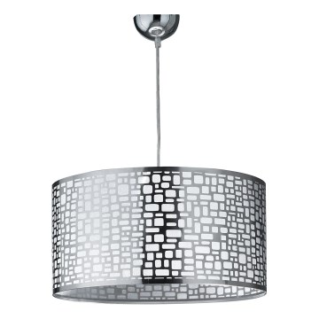 ONLI - Lámpara colgante BRUCE 1xE27/15W/230V diá. 45 cm cromo mate