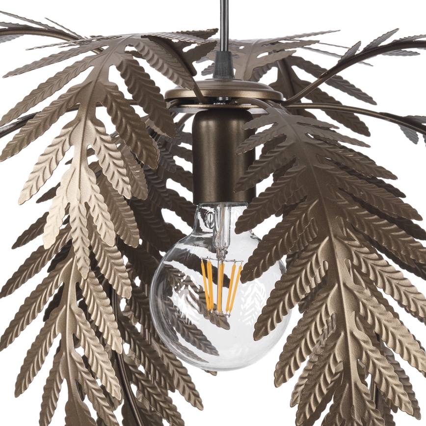 ONLI - Lámpara colgante con cable DUBAI 1xE27/22W/230V bronce