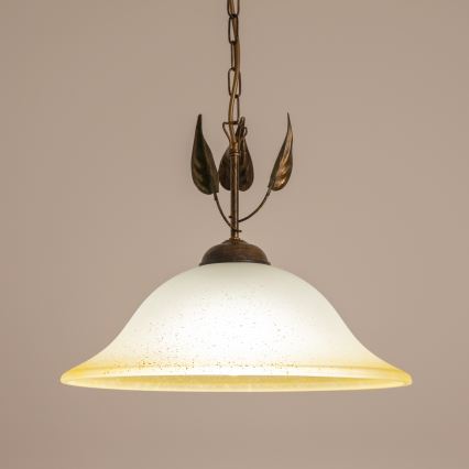 ONLI - Lámpara colgante con cadena MIRA 1xE27/22W/230V diá. 40 cm