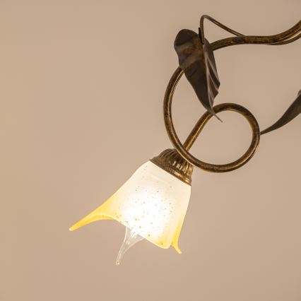 ONLI - Lámpara colgante con cadena MIRANDA 5xE14/6W/230V