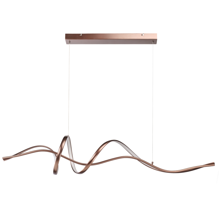 ONLI - Lámpara colgante de cable KELLY LED/28W/230V, acabado en cobre