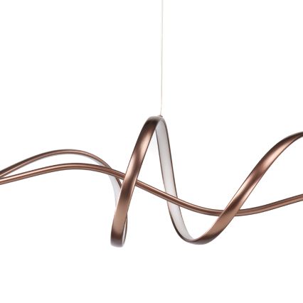 ONLI - Lámpara colgante de cable KELLY LED/28W/230V, acabado en cobre