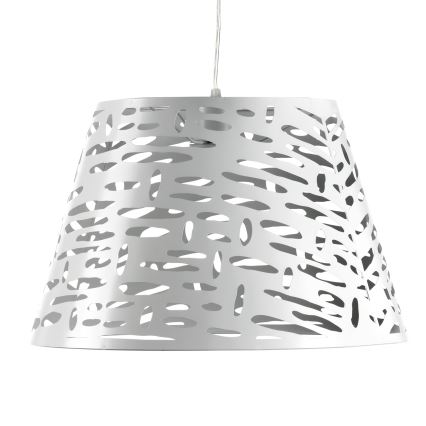 ONLI - Lámpara colgante RICKY 1xE27/15W/230V diá. 40 cm blanco