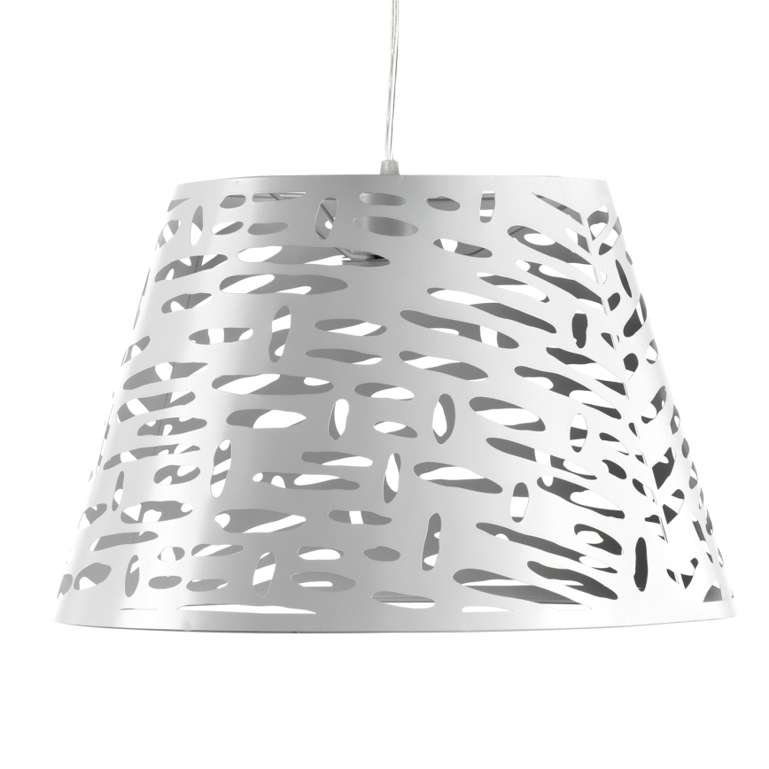 ONLI - Lámpara colgante RICKY 1xE27/15W/230V diá. 40 cm blanco