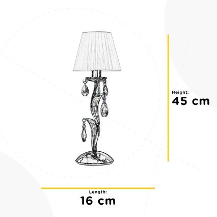 ONLI - Lámpara de mesa JACQUELINE 1xE14/6W/230V