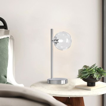 ONLI - Lámpara de mesa KIMBERLY 1xG9/6W/230V 35 cm cromo brillante