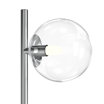 ONLI - Lámpara de mesa KIMBERLY 1xG9/6W/230V 35 cm cromo brillante