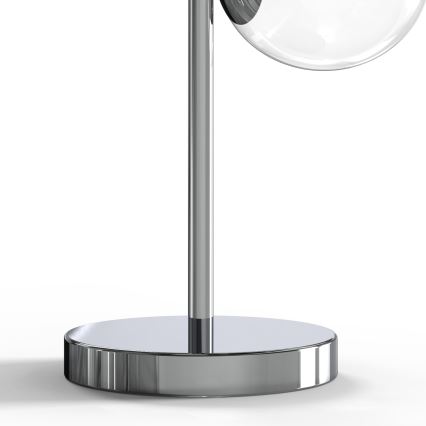 ONLI - Lámpara de mesa KIMBERLY 2xG9/6W/230V 40 cm cromo brillante